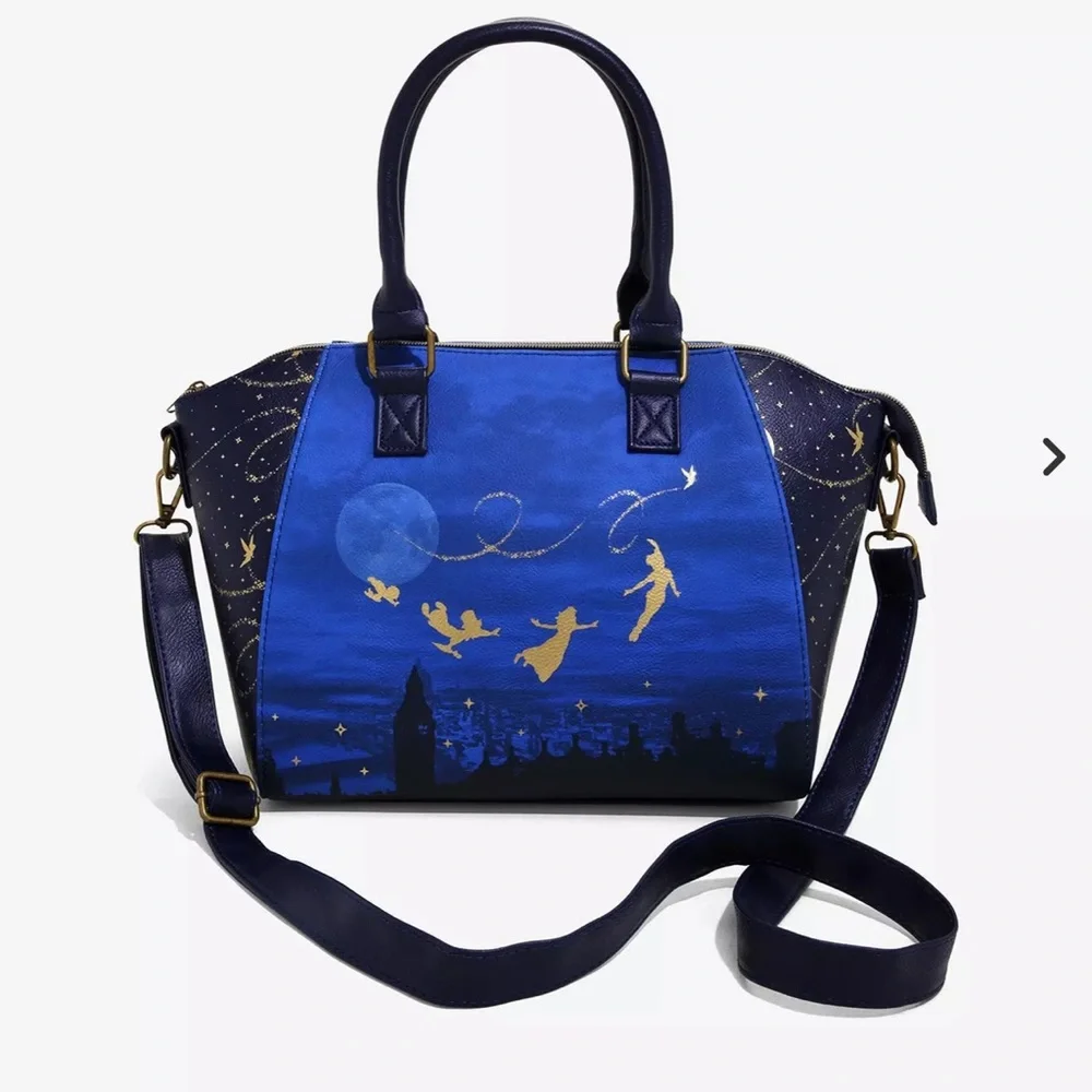 Loungefly Disney Peter Pan Night Sky Satchel Bag